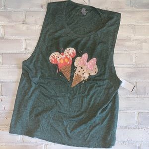 Disney Mickey Minnie ice cream mama tank top